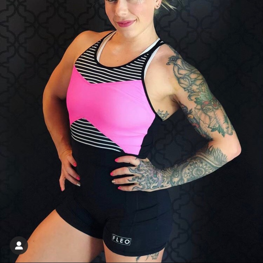 NWT kristin Pope limited edition Fleo singlet